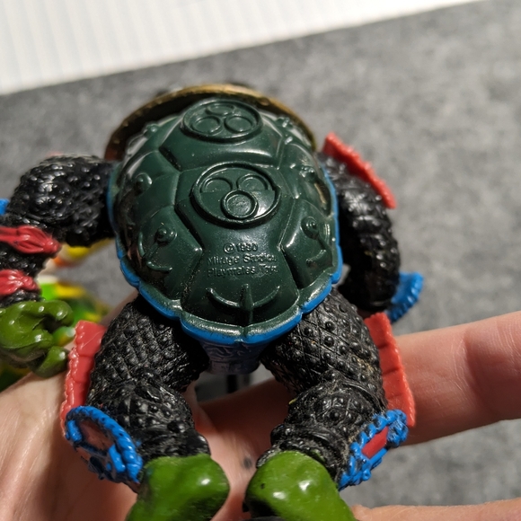 Tmnt figures clowning Mike and samurai Leo vintage - Picture 6 of 6